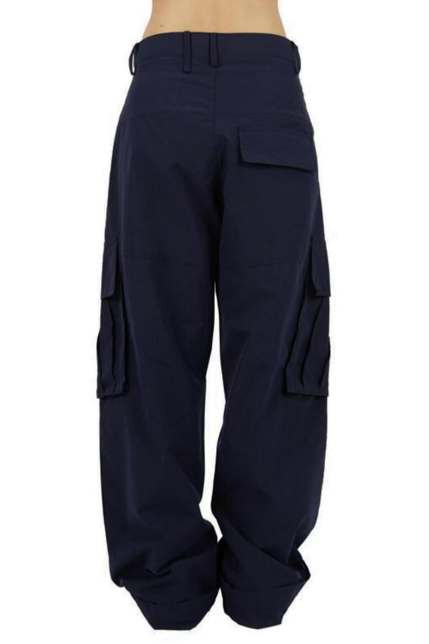 #87 Reese slippery pocket wide leg pants