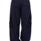 #87 Reese slippery pocket wide leg pants
