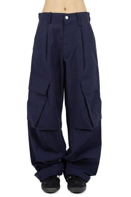 #87 Reese slippery pocket wide leg pants